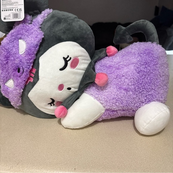 Hello Kitty Kuromi 18-inch Sleeping Plush - Officially Licensed Sanrio Product - Picture 7 of 7